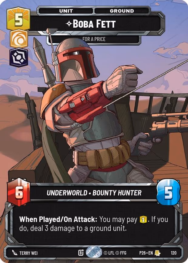 Boba Fett - For a Price (Participation) - Rare (120)