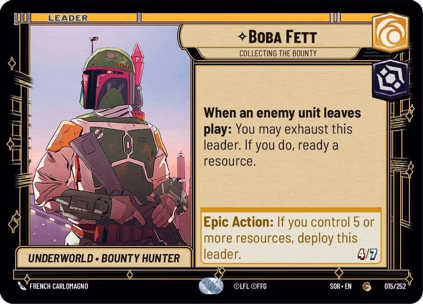 Boba Fett - Collecting the Bounty - Common (015/252)