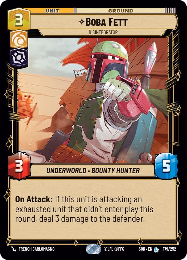 Boba Fett - Disintegrator - Legendary (179/252)
