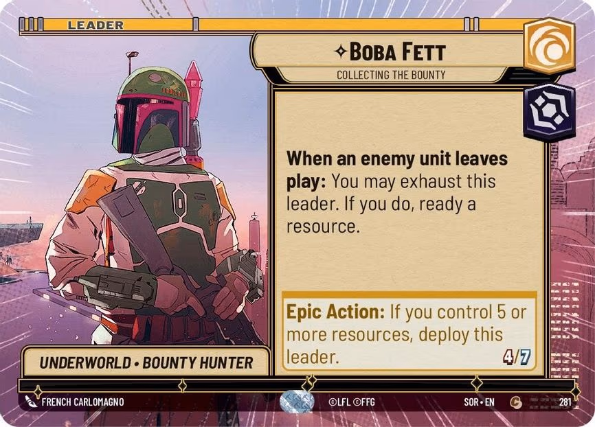Boba Fett - Collecting the Bounty - Common (281)