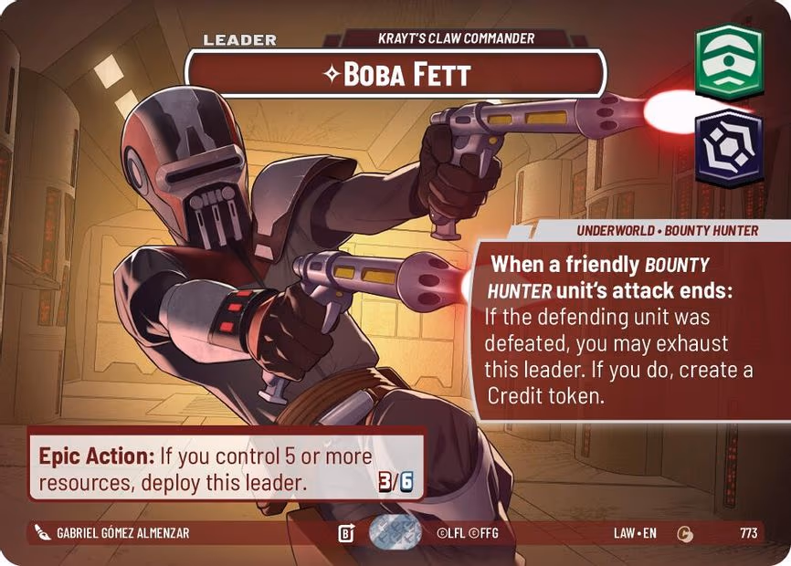 Boba Fett - Krayt's Claw Commander - Common (773)