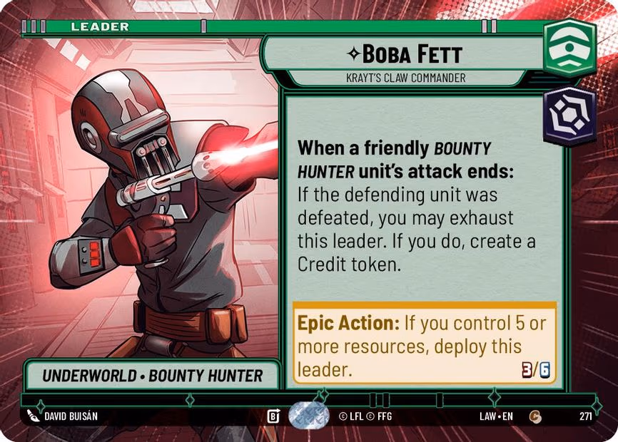 Boba Fett - Krayt's Claw Commander - Common (271)