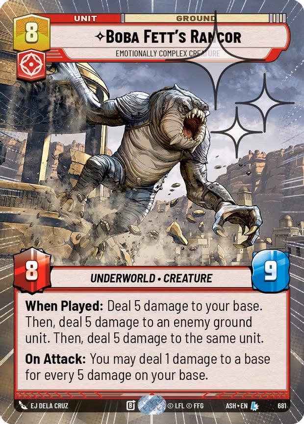 Boba Fett's Rancor - Emotionally Complex Creature - Legendary (681)