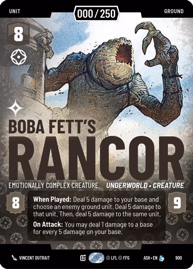 Boba Fett's Rancor - Emotionally Complex Creature (Serialized) - Legendary (900)