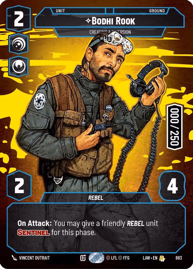 Bodhi Rook - Creating a Diversion (Serialized) - Rare (883)