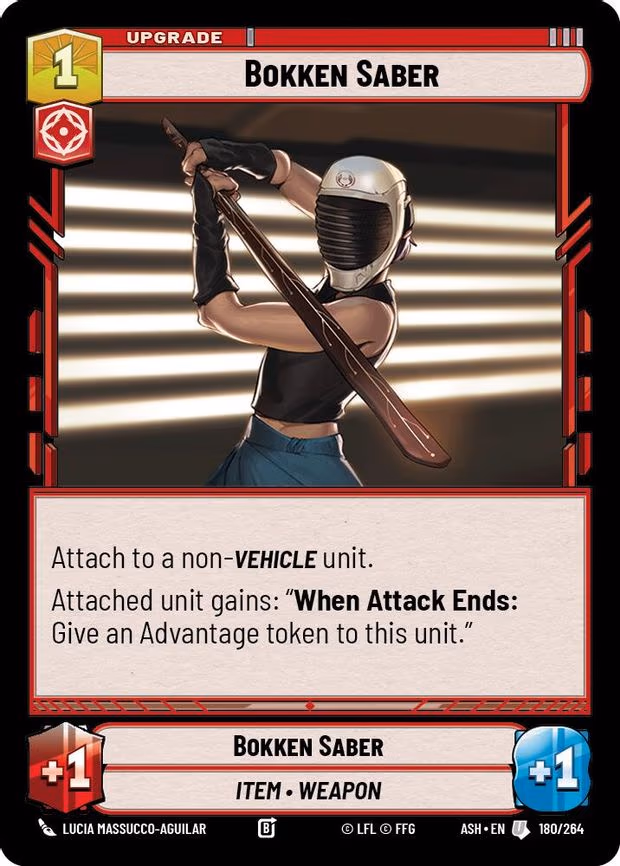 Bokken Saber - Uncommon (180/264)