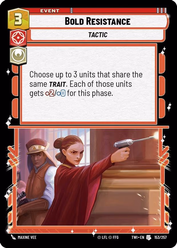 Bold Resistance - Uncommon (153/257)