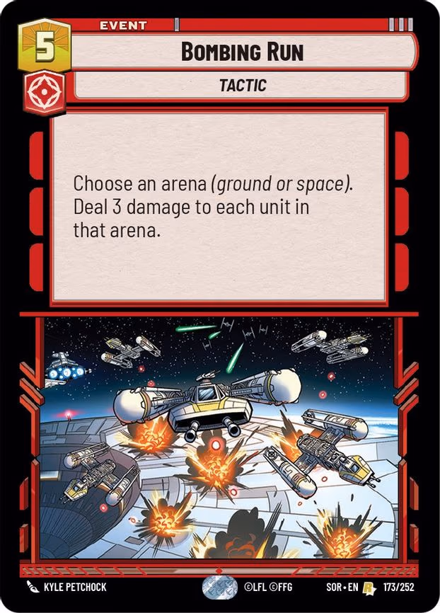 Bombing Run - Rare (173/252)