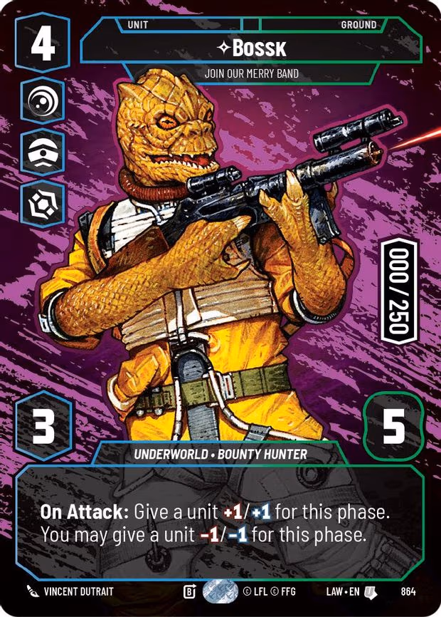 Bossk - Join Our Merry Band (Serialized) - Uncommon (864)