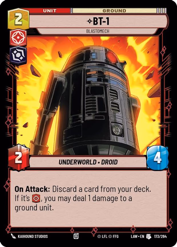 BT-1 - Blastomech - Uncommon (173/264)
