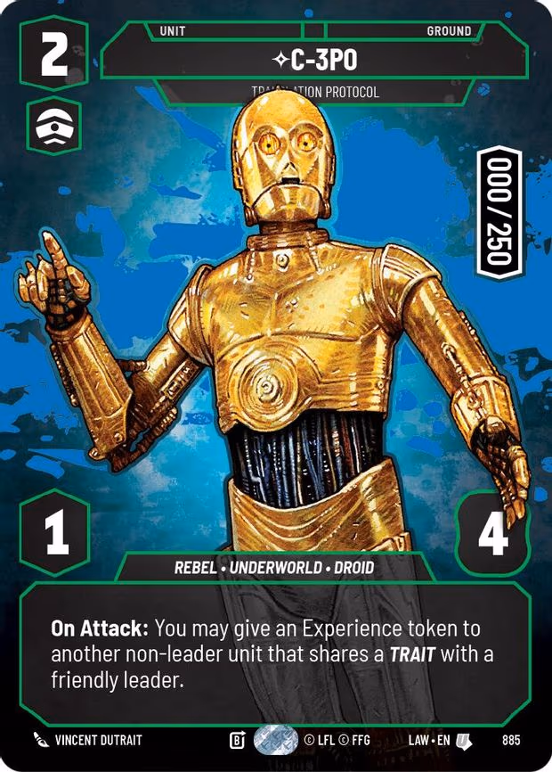 C-3PO - Translation Protocol (Serialized) - Uncommon (885)