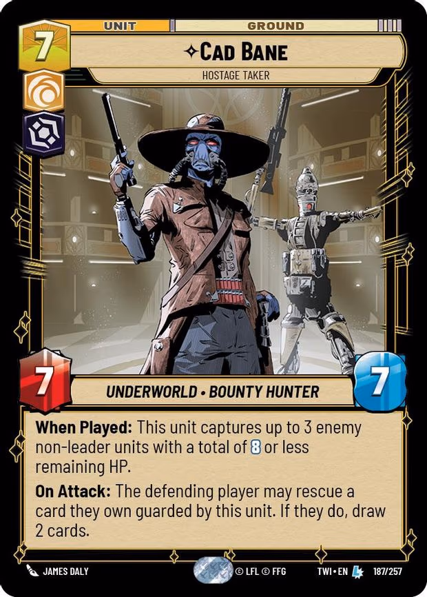 Cad Bane - Hostage Taker - Legendary (187/257)