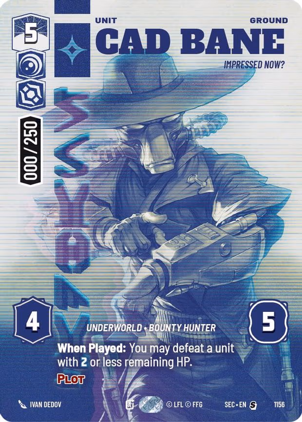 Cad Bane - Impressed Now? (Serialized) - Special (1156)