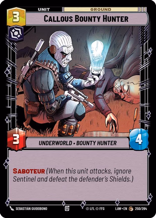 Callous Bounty Hunter - Common (250/264)