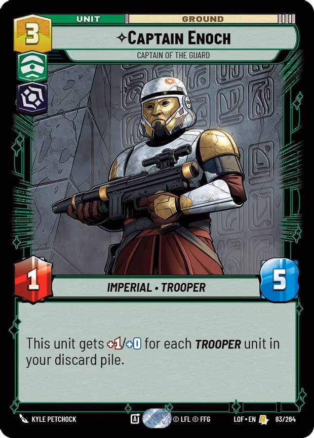 Captain Enoch - Captain of the Guard - Rare (083/264)