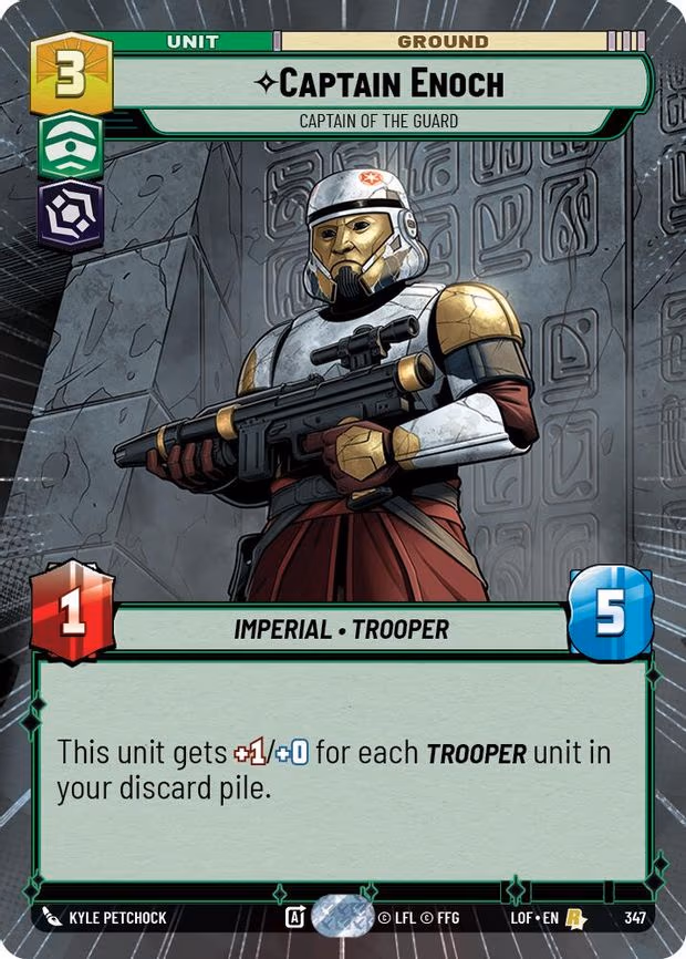 Captain Enoch - Captain of the Guard - Rare (347)