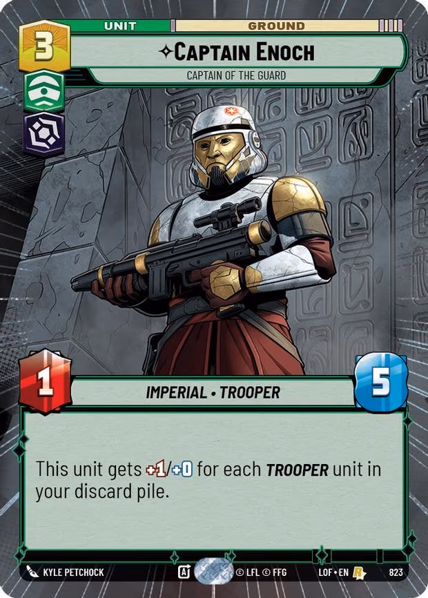 Captain Enoch - Captain of the Guard - Rare (823)
