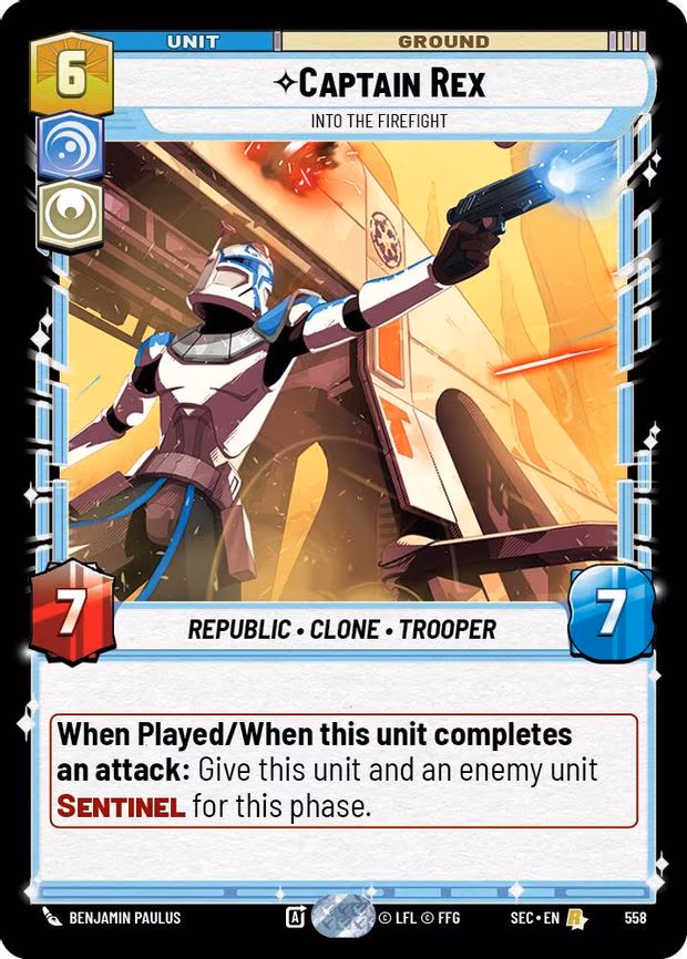 Captain Rex - Into the Firefight - Rare (558)