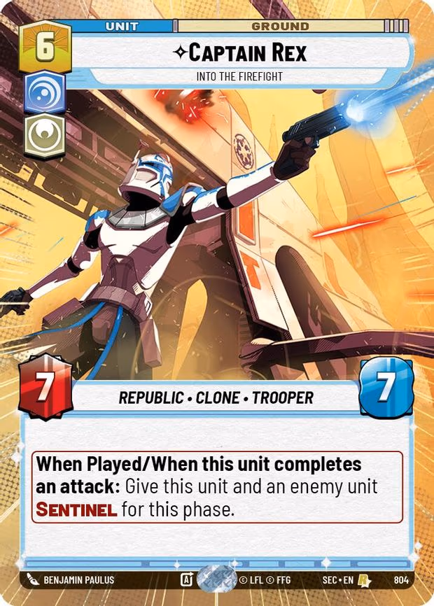 Captain Rex - Into the Firefight - Rare (804)