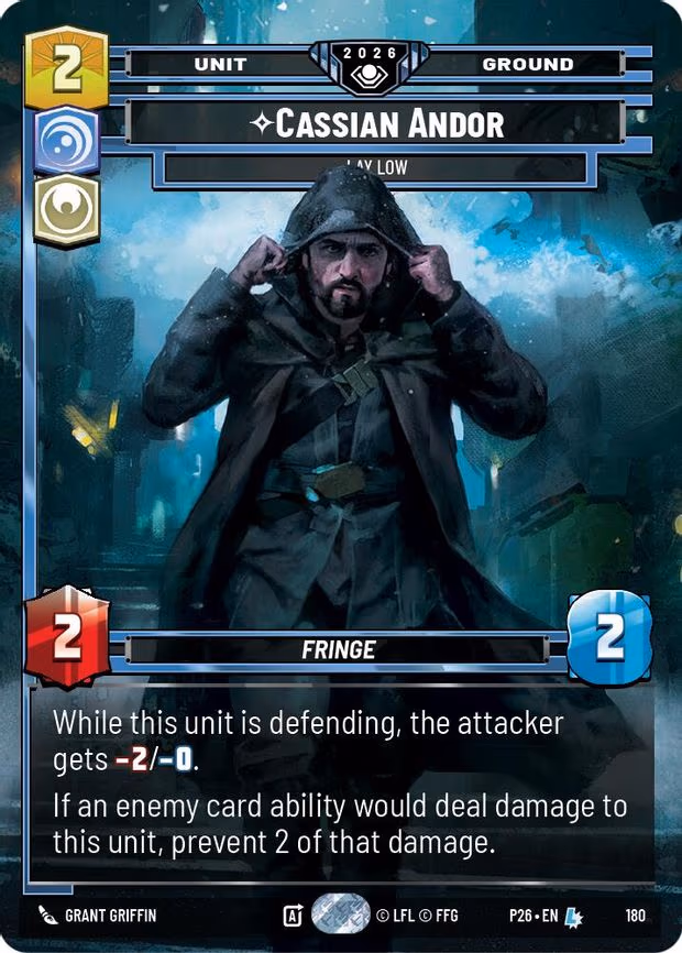 Cassian Andor - Lay Low - Legendary (180)