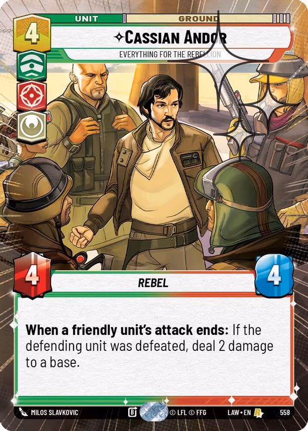Cassian Andor - Everything for the Rebellion - Rare (558)