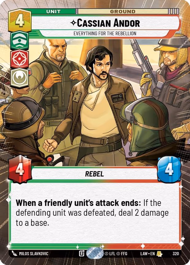 Cassian Andor - Everything for the Rebellion - Rare (320)