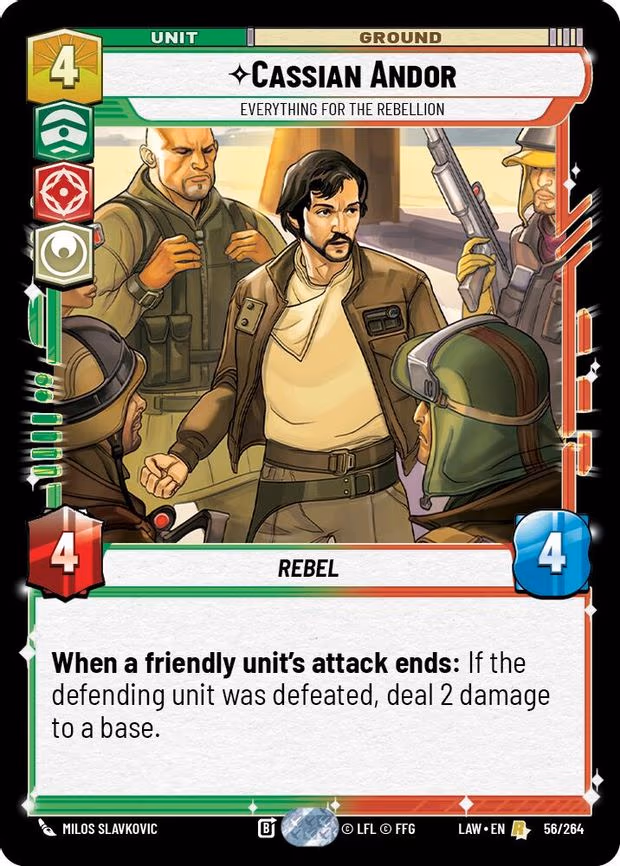 Cassian Andor - Everything for the Rebellion - Rare (56/264)