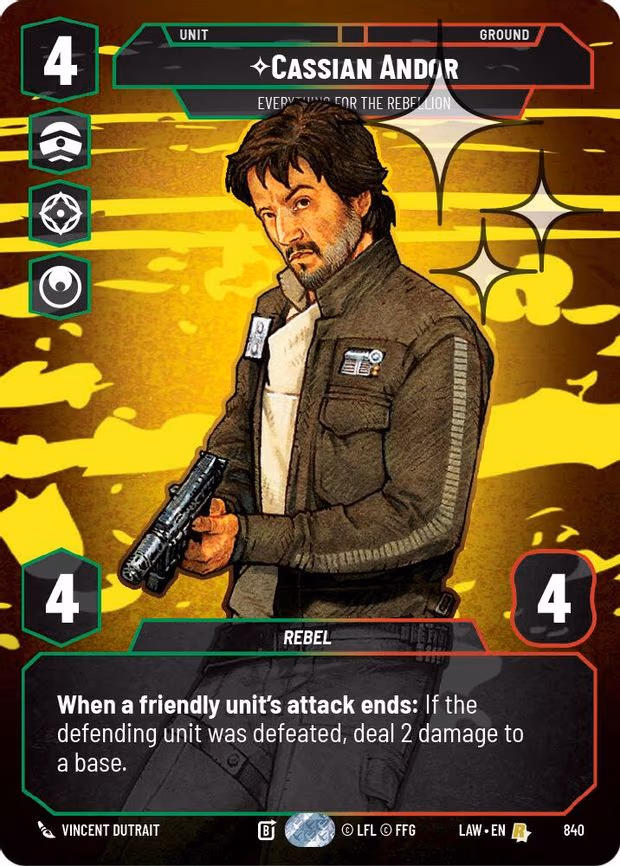 Cassian Andor - Everything for the Rebellion - Rare (840)