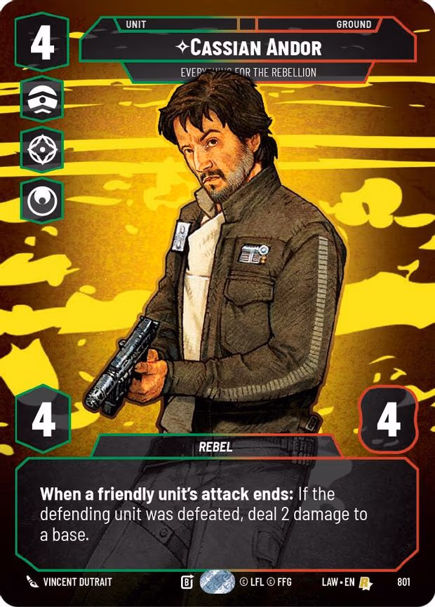 Cassian Andor - Everything for the Rebellion (Prestige) - Rare (801)