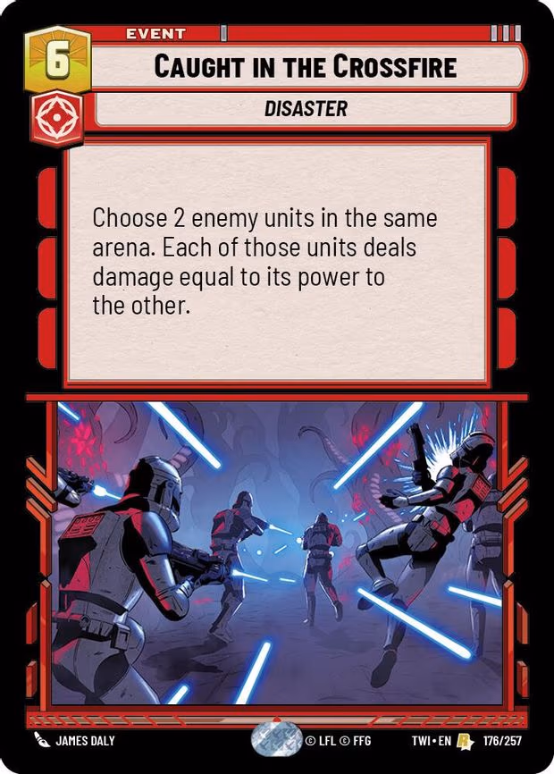Caught in the Crossfire - Rare (176/257)