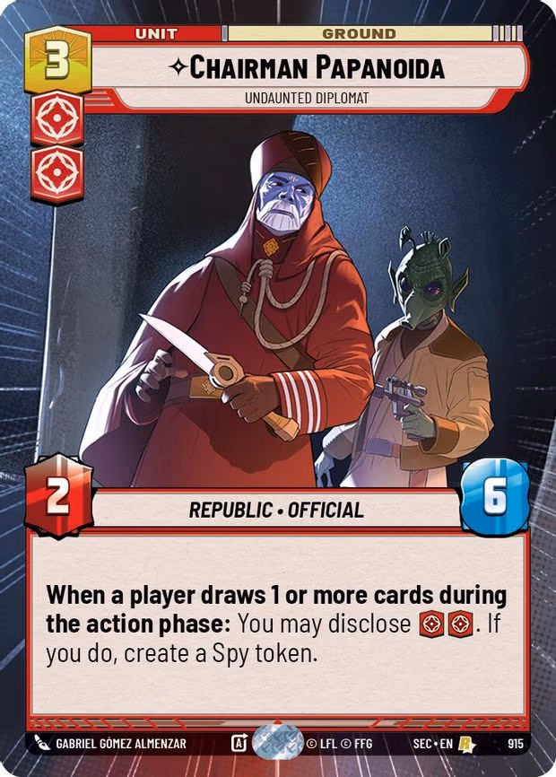 Chairman Papanoida - Undaunted Diplomat - Rare (915)