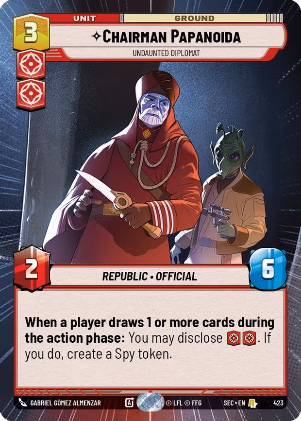 Chairman Papanoida - Undaunted Diplomat - Rare (423)