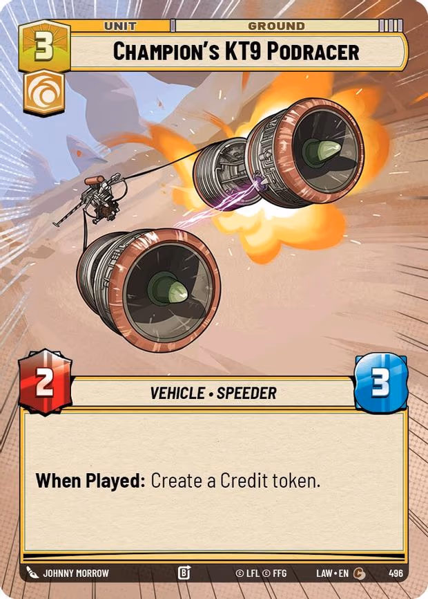 Champion's KT-9 Podracer - Common (496)