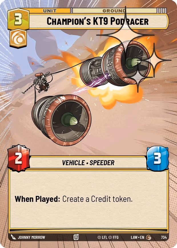 Champion's KT-9 Podracer - Common (734)