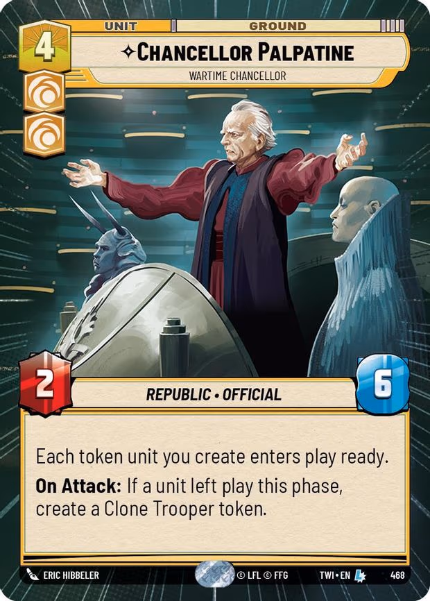 Chancellor Palpatine - Wartime Chancellor