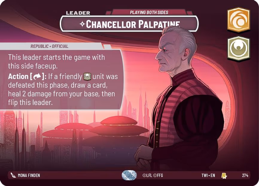 Chancellor Palpatine - Playing Both Sides - Rare (274)