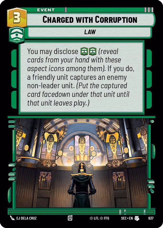 Charged with Corruption - Uncommon (637)