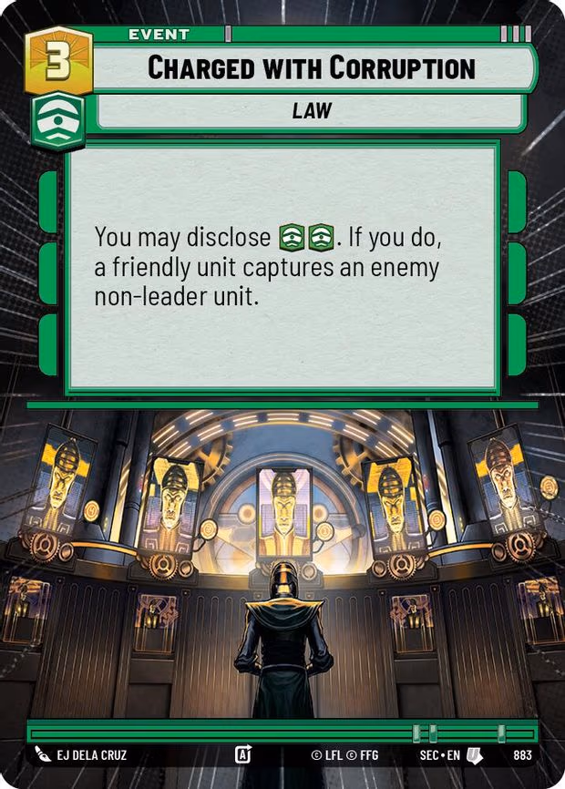 Charged with Corruption - Uncommon (883)