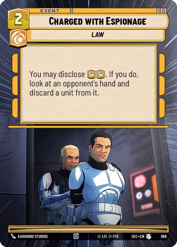 Charged with Espionage - Uncommon (986)