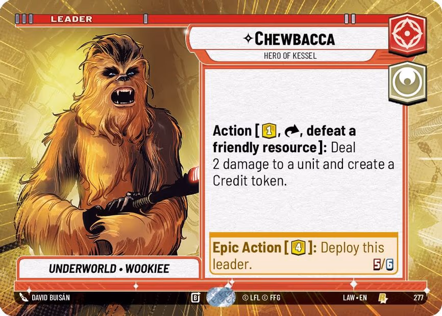 Chewbacca - Hero of Kessel - Rare (277)