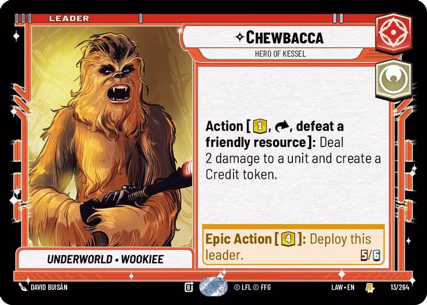 Chewbacca - Hero of Kessel - Rare (13/264)