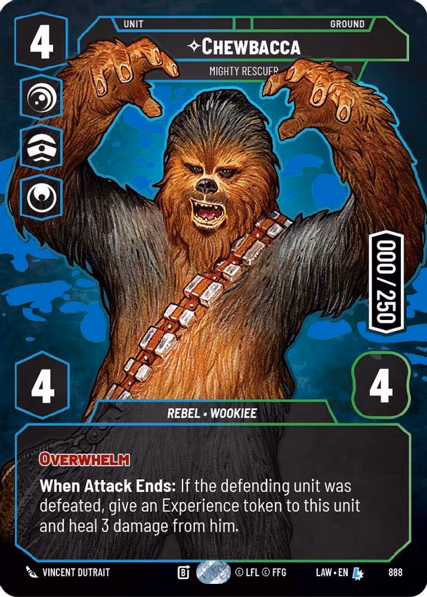 Chewbacca - Mighty Rescuer (Serialized) - Legendary (888)
