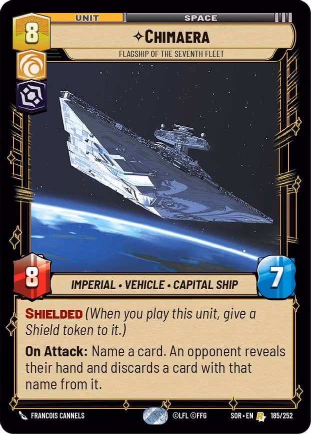 Chimaera - Flagship of the Seventh Fleet - Rare (185/252)