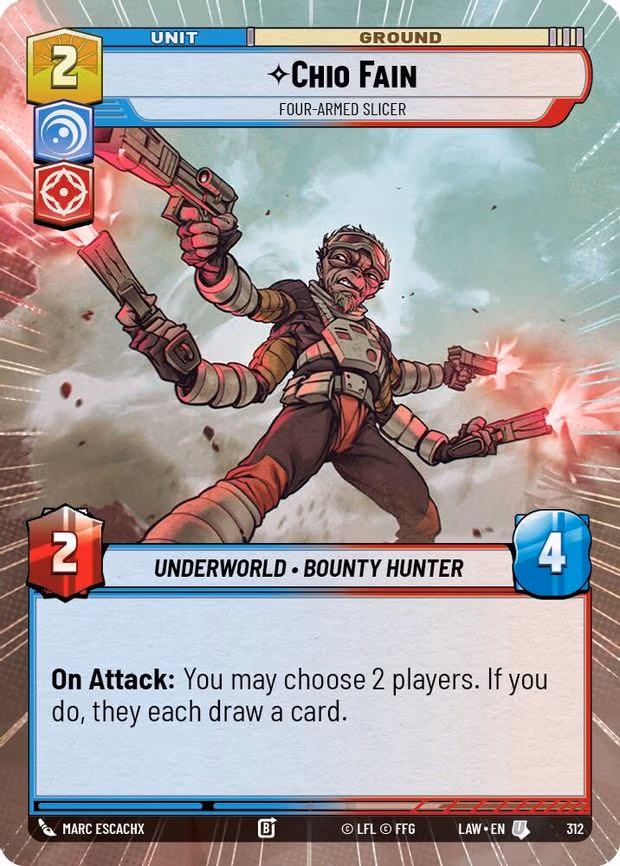 Chio Fain - Four-Armed Slicer - Uncommon (312)