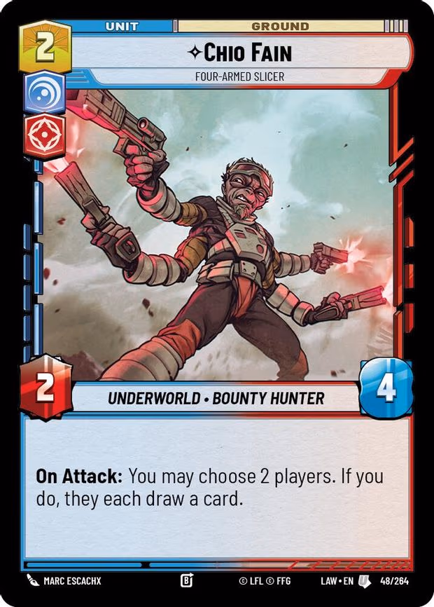 Chio Fain - Four-Armed Slicer - Uncommon (48/264)