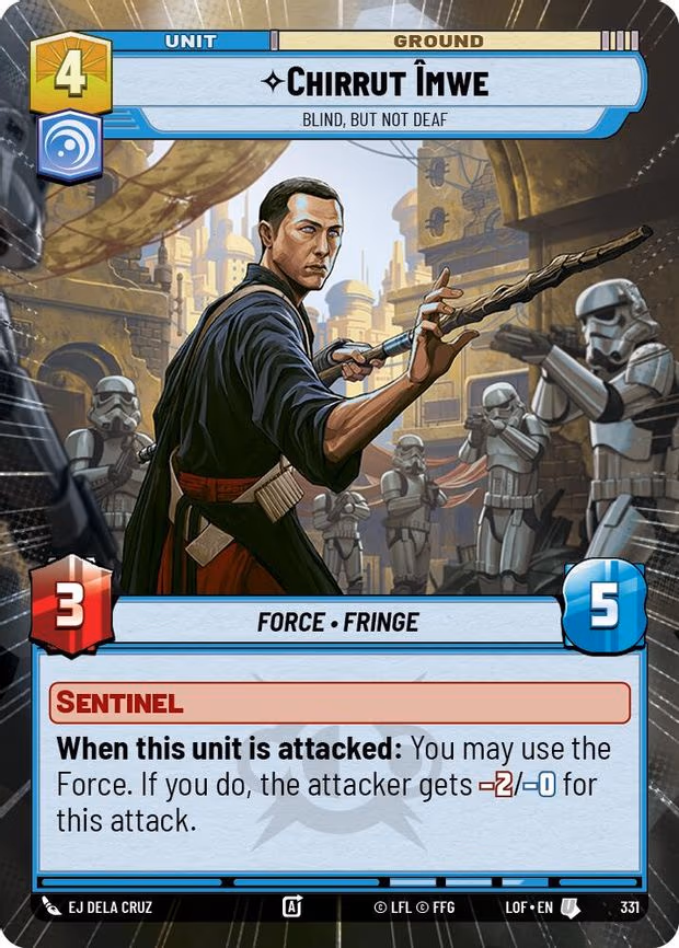 Chirrut Imwe - Blind, but not Deaf - Uncommon (331)