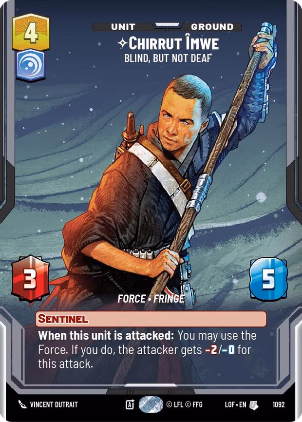 Chirrut Imwe - Blind, but not Deaf - Uncommon (1092)