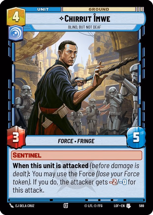 Chirrut Imwe - Blind, but not Deaf - Uncommon (569)