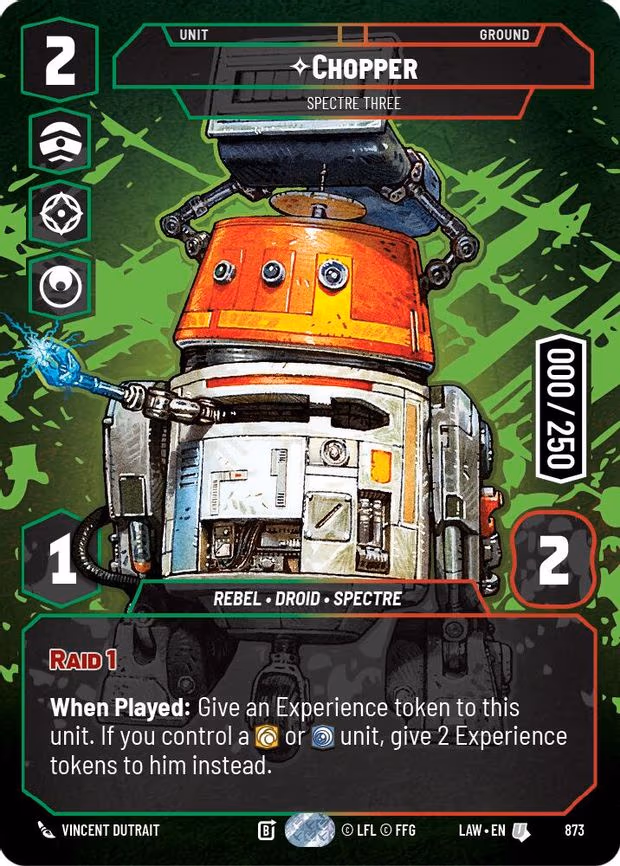 Chopper - Spectre Three (Serialized) - Uncommon (873)