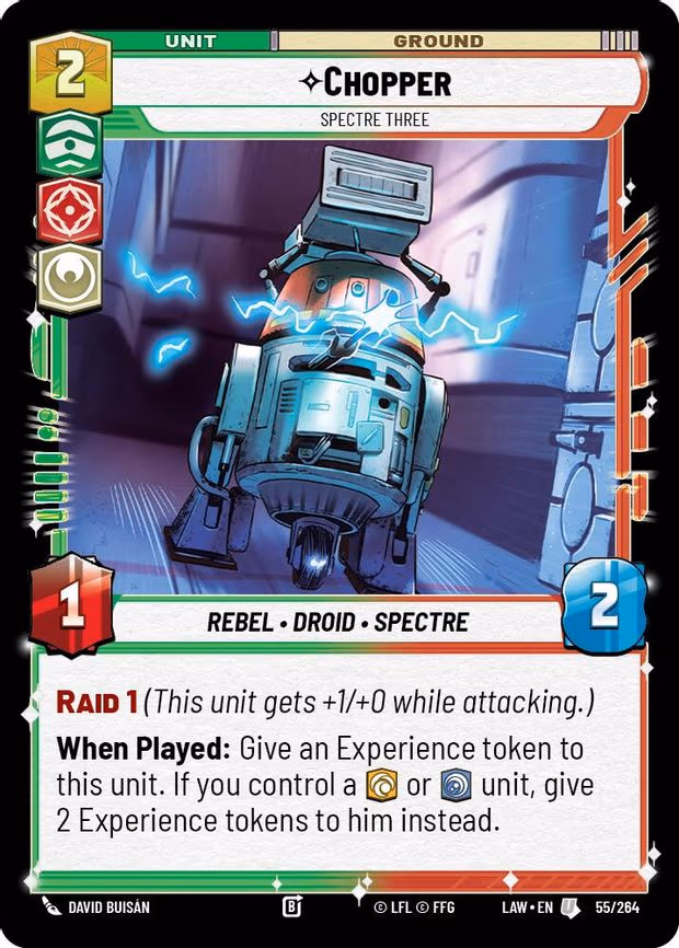 Chopper - Spectre Three - Uncommon (55/264)
